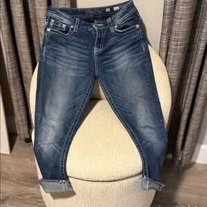 Miss Me Women's Mid-Rise Blue Jeans